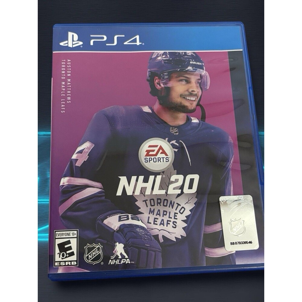 NHL 20 PS4 HOCKEY GAME DISC & CASE UNTESTED!